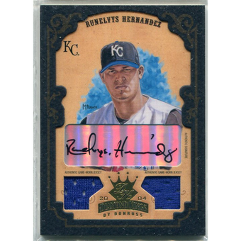 2004 Diamond Kings DK Combos Framed Gold #73 Runelvys Hernandez Jsy-Jsy/5