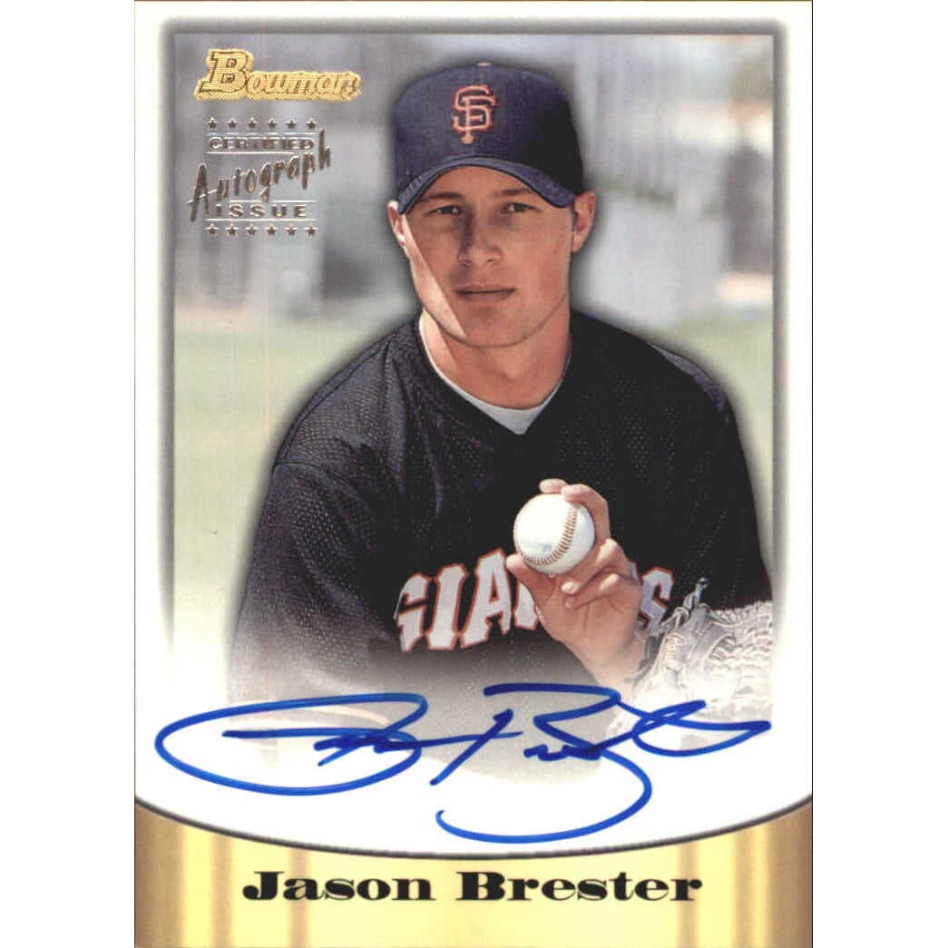 1998 Bowman Certified Silver Autographs #40 Jason Brester