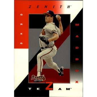 1998 Zenith Z-Team 5 x 7 #6 Greg Maddux