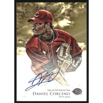2013 Bowman Inception Prospect Autographs Gold #DC Daniel Corcino