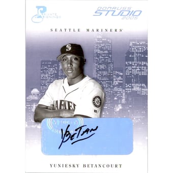 2005 Studio Private Signings Silver #191 Yuniesky Betancourt
