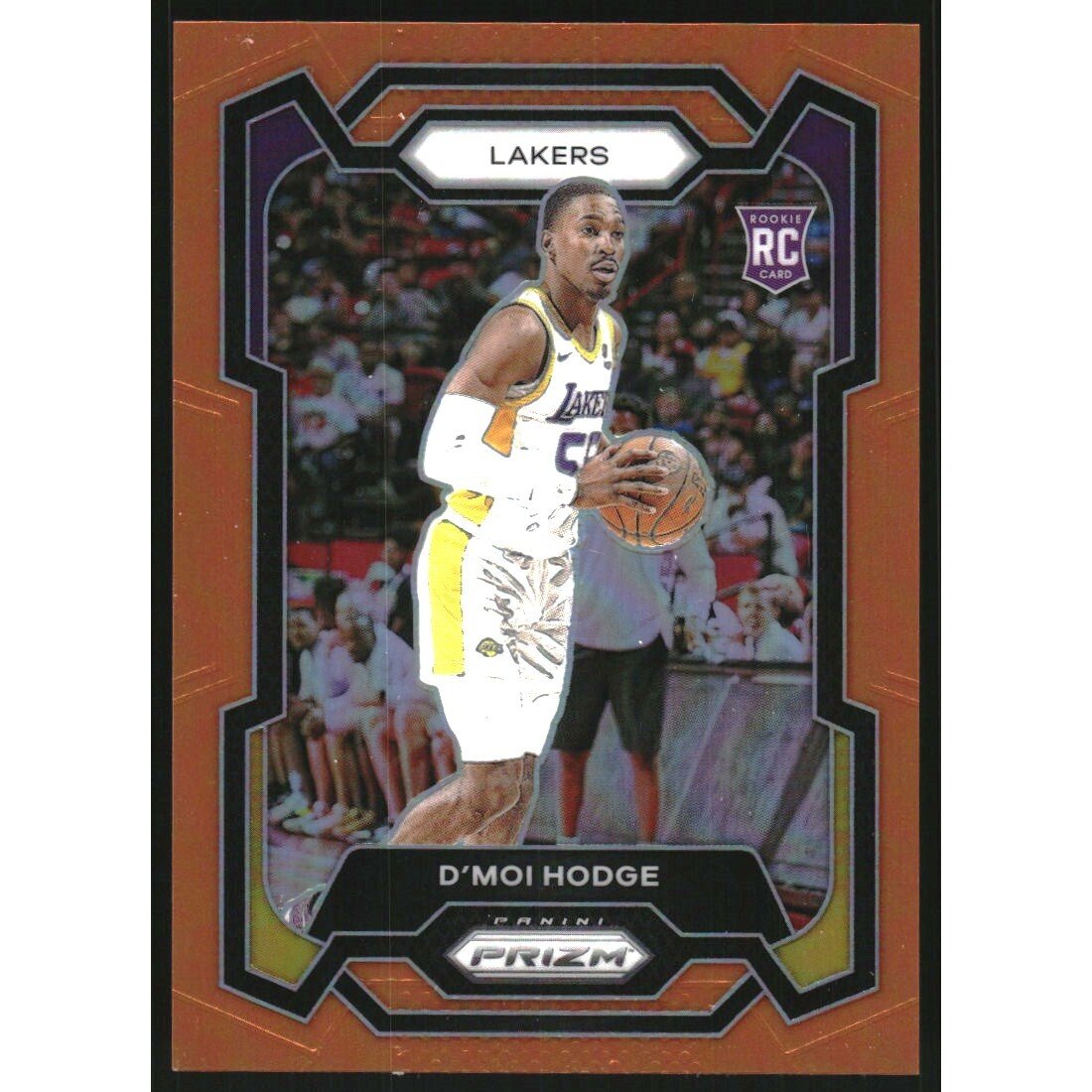2023-24 Panini Prizm Prizms Orange #298 D'Moi Hodge. rookie card picture