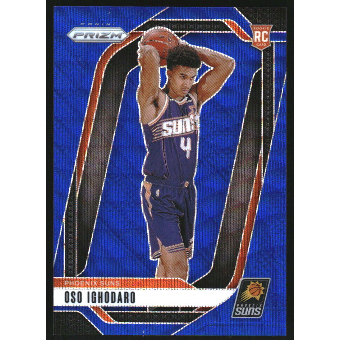 2024-25 Panini Prizm Prizms Blue Wave #245 Oso Ighodaro 2024-25 Panini Prizm Prizms Blue Wave #245 Oso Ighodaro