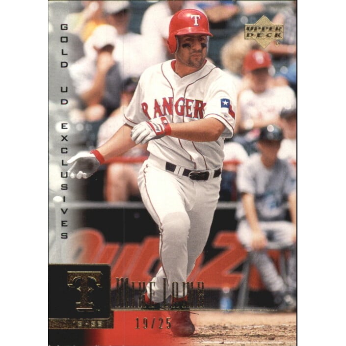 2001 Upper Deck Exclusives Gold #102 Mike Lamb. rookie card picture