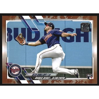 2021 Topps Update Memorial Day Camo #US41 Alex Kirilloff