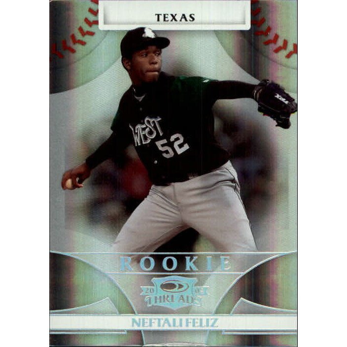 2008 Donruss Threads Century Proof Silver #136 Neftali Feliz. rookie card picture