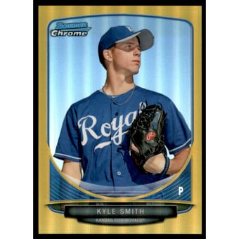 2013 Bowman Chrome Prospects Gold Refractors #BCP205 Kyle Smith