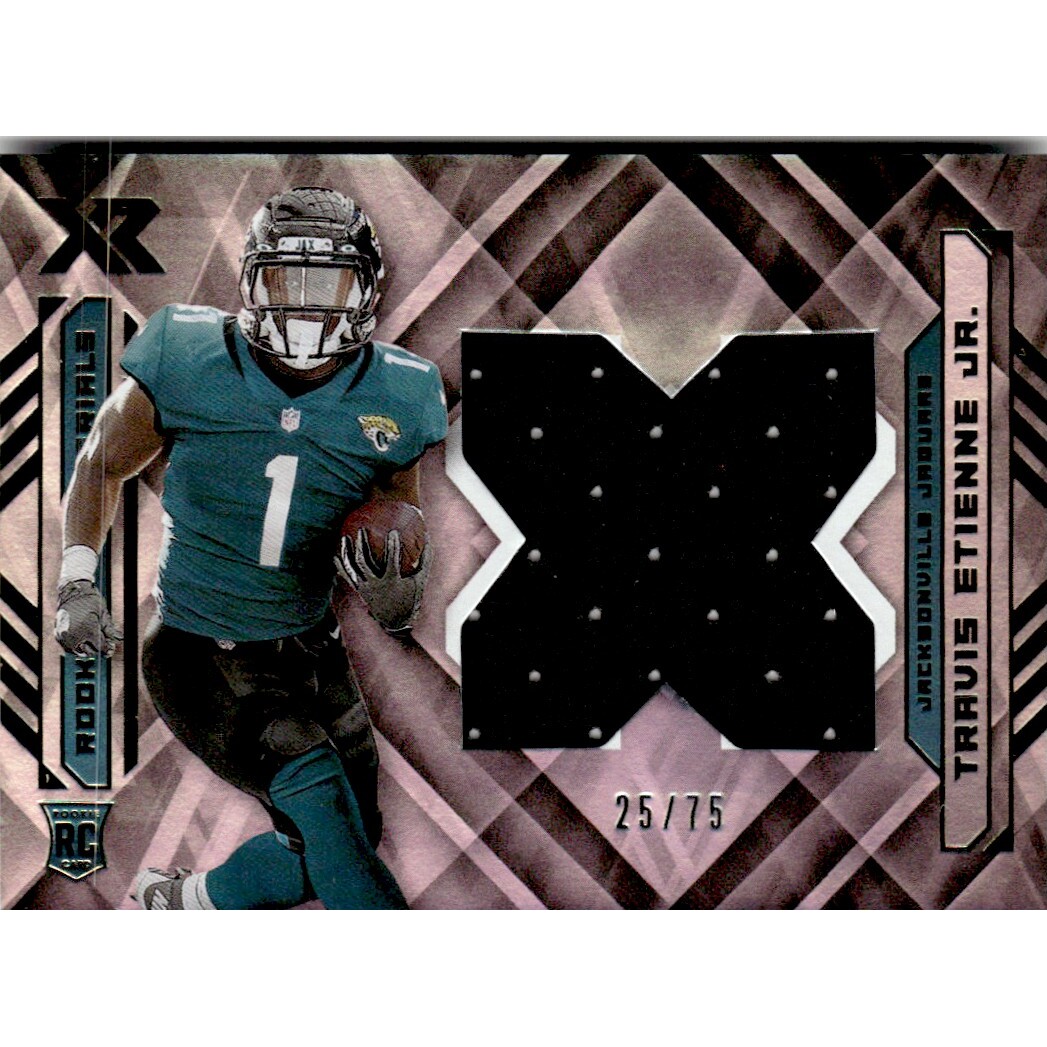 2021 Panini XR Rookie XL Materials #12 Travis Etienne Jr. 2021 Panini XR Rookie XL Materials #12 Travis Etienne Jr.