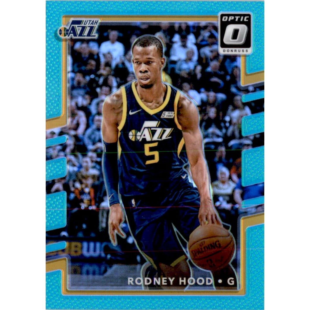 2017-18 Donruss Optic Aqua #143 Rodney Hood. rookie card picture