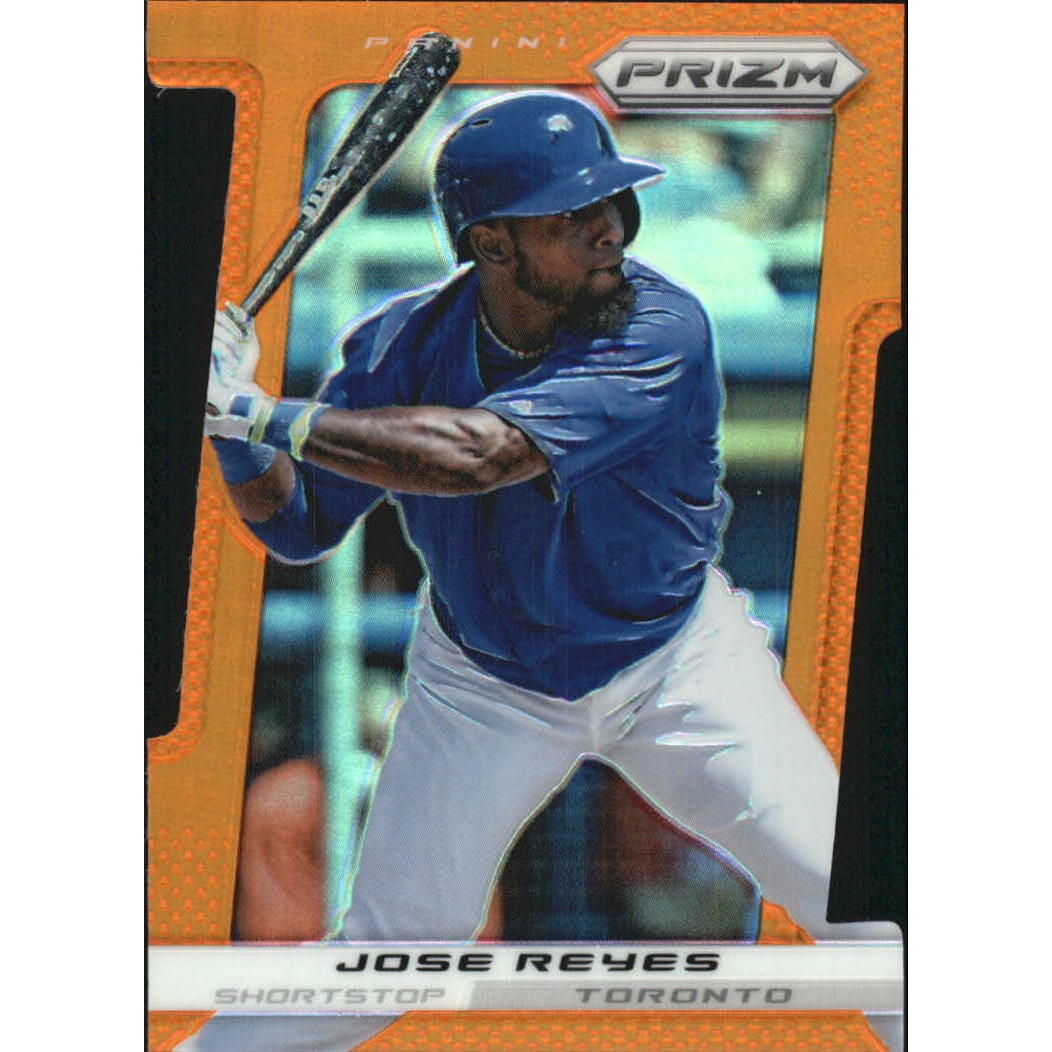2013 Panini Prizm Prizms Orange Die-Cut #60 Jose Reyes. rookie card picture