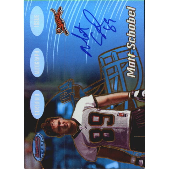 2002 Bowman's Best Gold #153 Matt Schobel AU. rookie card picture