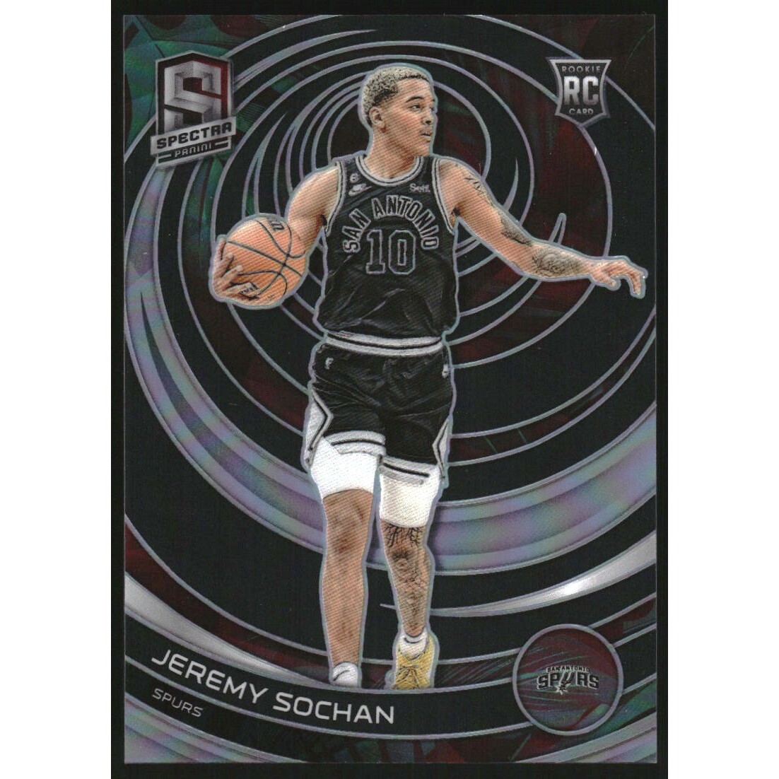 2022-23 Panini Spectra Menagerie #193 Jeremy Sochan 2022-23 Panini Spectra Menagerie #193 Jeremy Sochan