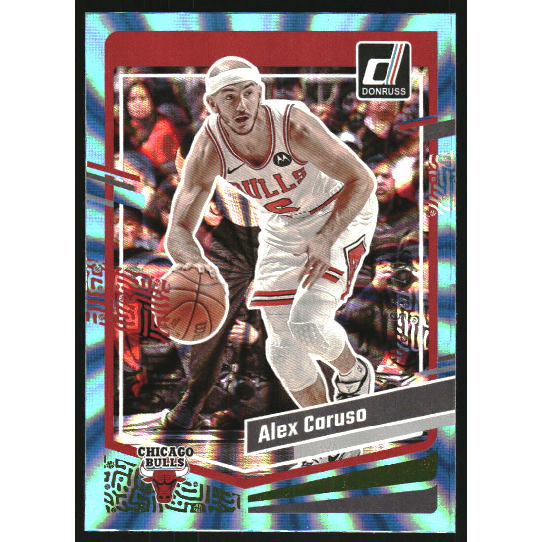 2023-24 Donruss Holo Light Blue Laser #191 Alex Caruso