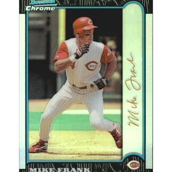 1999 Bowman Chrome Gold Refractors #87 Mike Frank