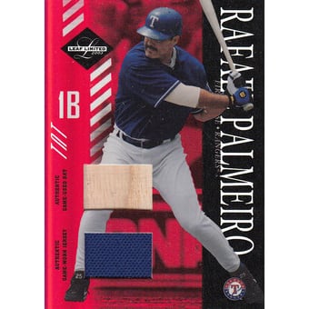 2003 Leaf Limited TNT #55 R.Palmeiro Rgr A Bat-Jsy