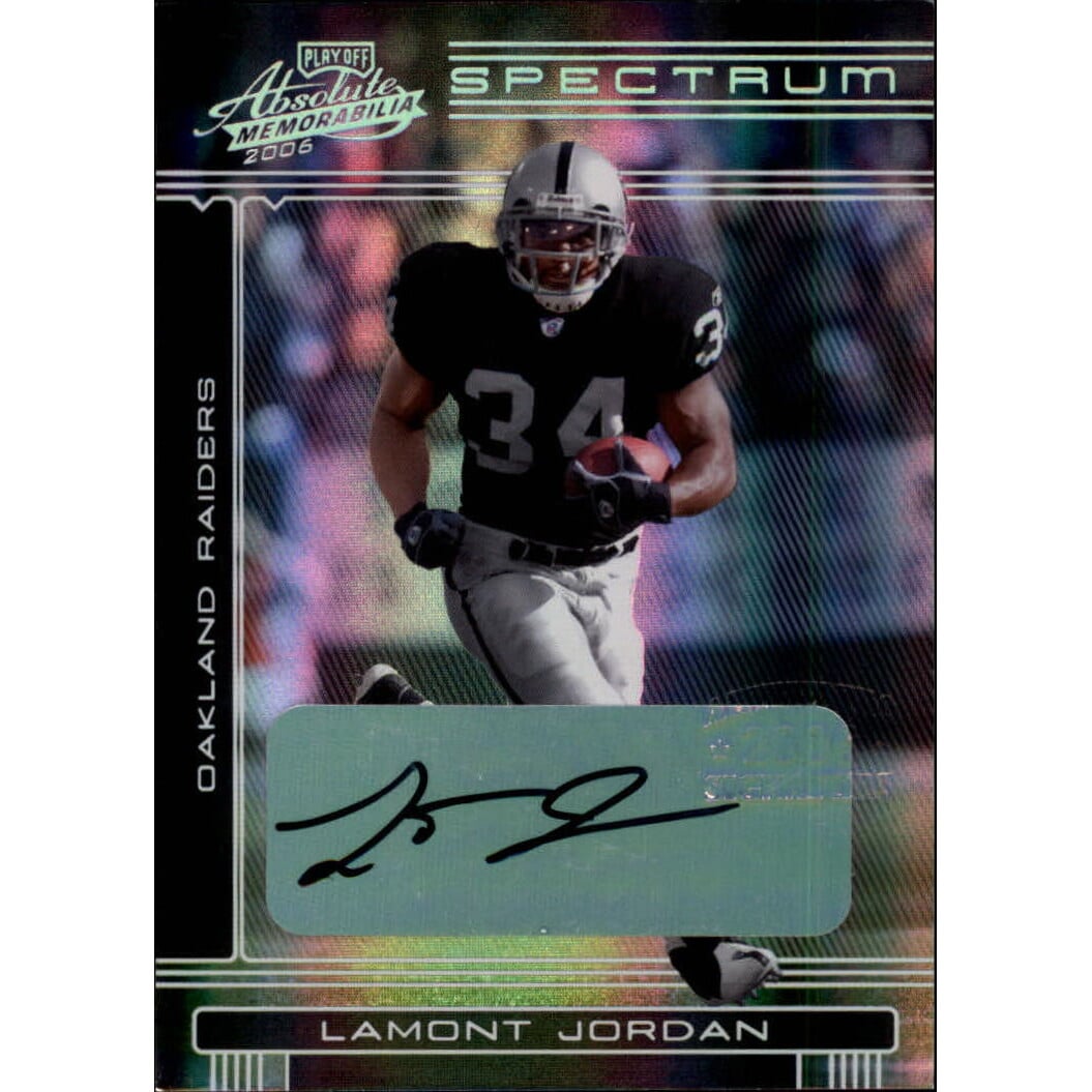 2006 Absolute Memorabilia Spectrum Silver Autographs #112 LaMont Jordan/100