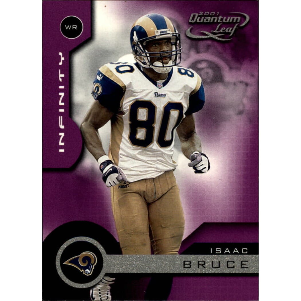 2001 Quantum Leaf Infinity Purple #167 Isaac Bruce