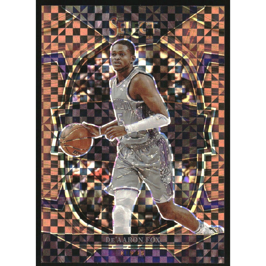 2022-23 Select Prizms Copper Plaid #13 De’Aaron Fox