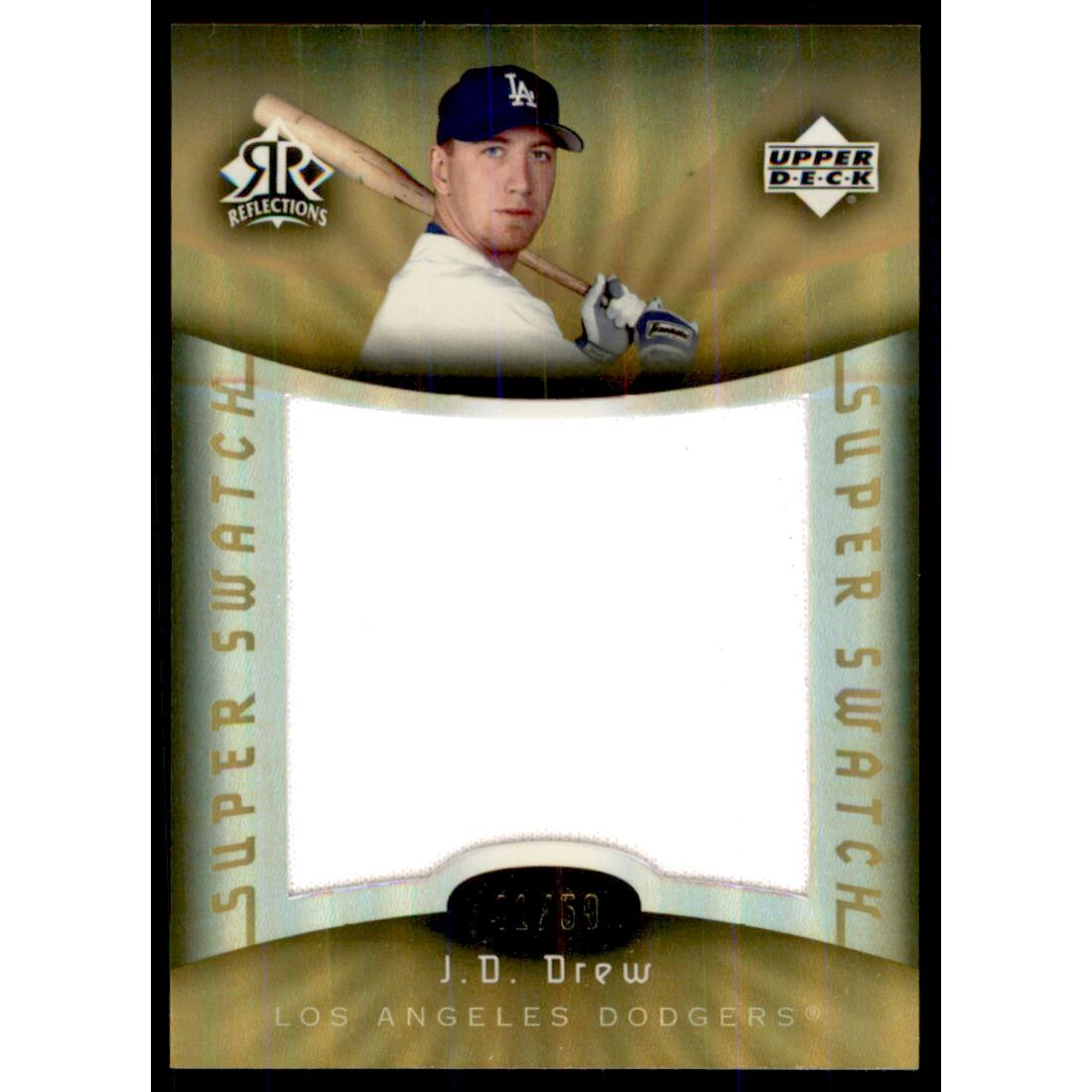 2005 Reflections Super Swatch #JD J.D. Drew