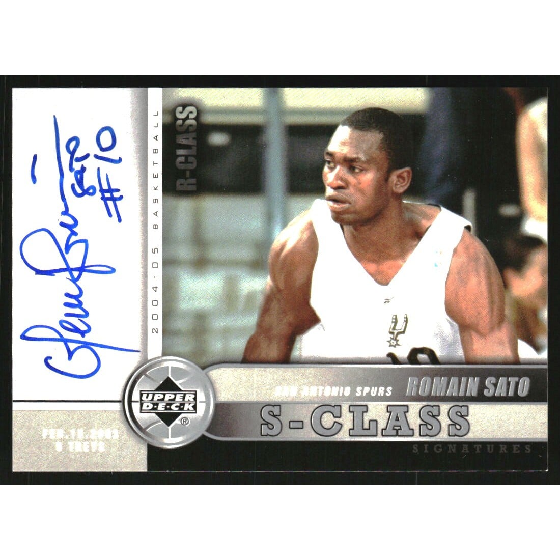 2004-05 Upper Deck R-Class Signatures #RO Romain Sato. rookie card picture