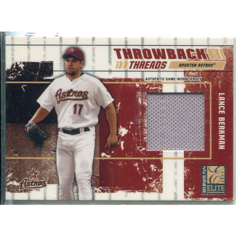 2003 Donruss Elite Throwback Threads Prime #20 Lance Berkman