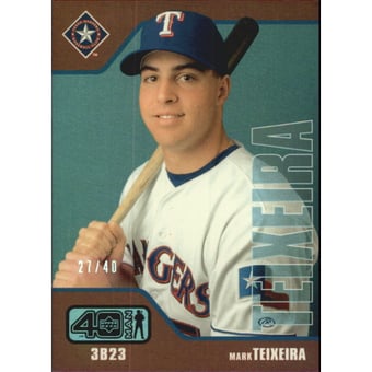 2002 Upper Deck 40-Man Electric Rainbow #229 Mark Teixeira