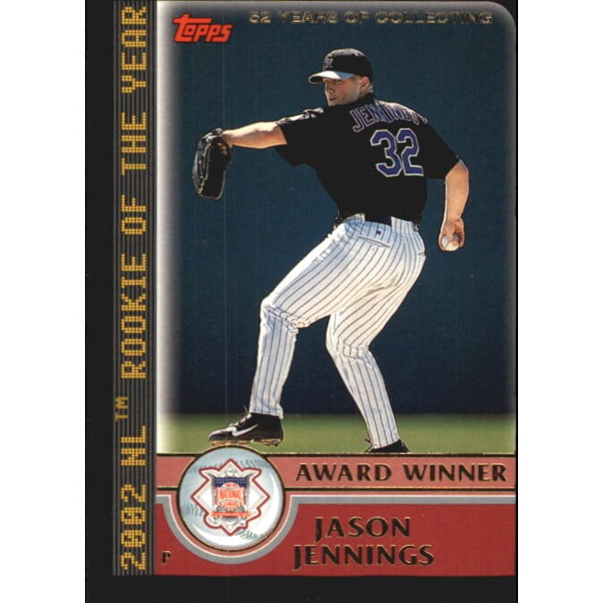 2003 Topps Black #708 Jason Jennings AW. rookie card picture
