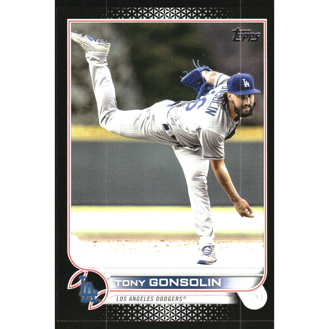 2022 Topps Update Black #US252 Tony Gonsolin. rookie card picture