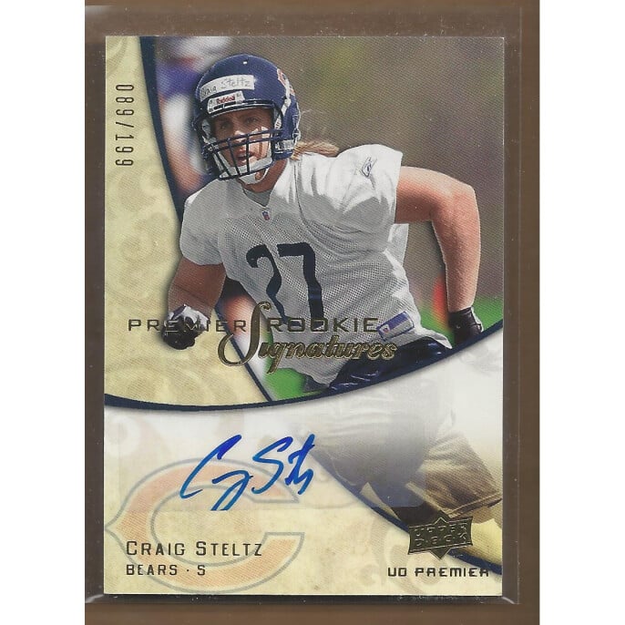2008 Upper Deck Premier #148 Craig Steltz AU RC. rookie card picture