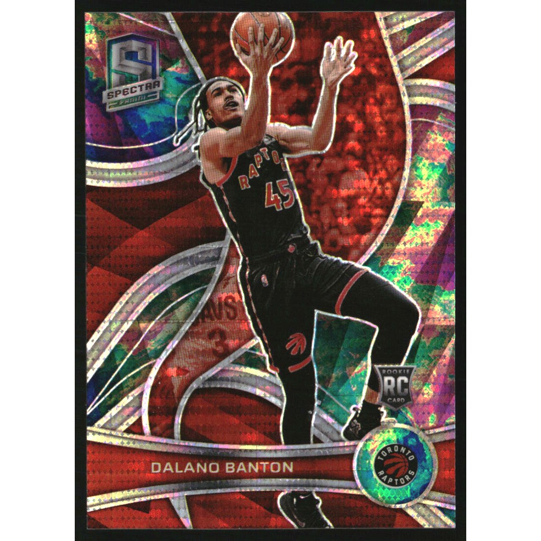 2021-22 Panini Spectra Celestial #147 Dalano Banton. rookie card picture