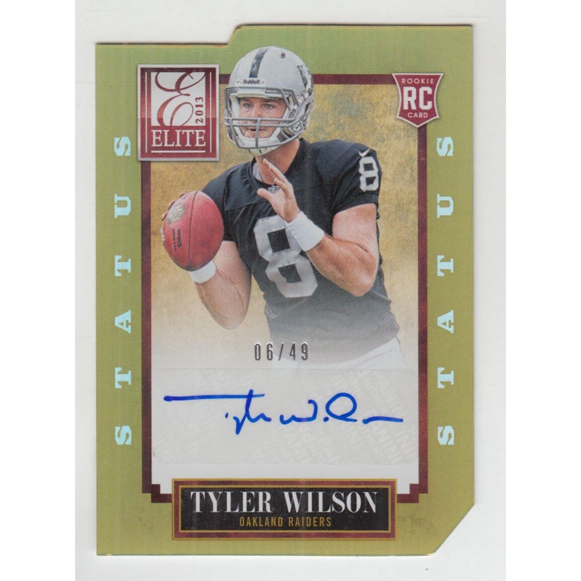2013 Elite Status Autographs Gold #196 Tyler Wilson/49