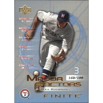 2003 Upper Deck Finite Gold #102 Alex Rodriguez MF