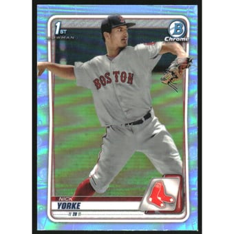 2020 Bowman Chrome Draft Sky Blue Refractors #BD29 Nick Yorke