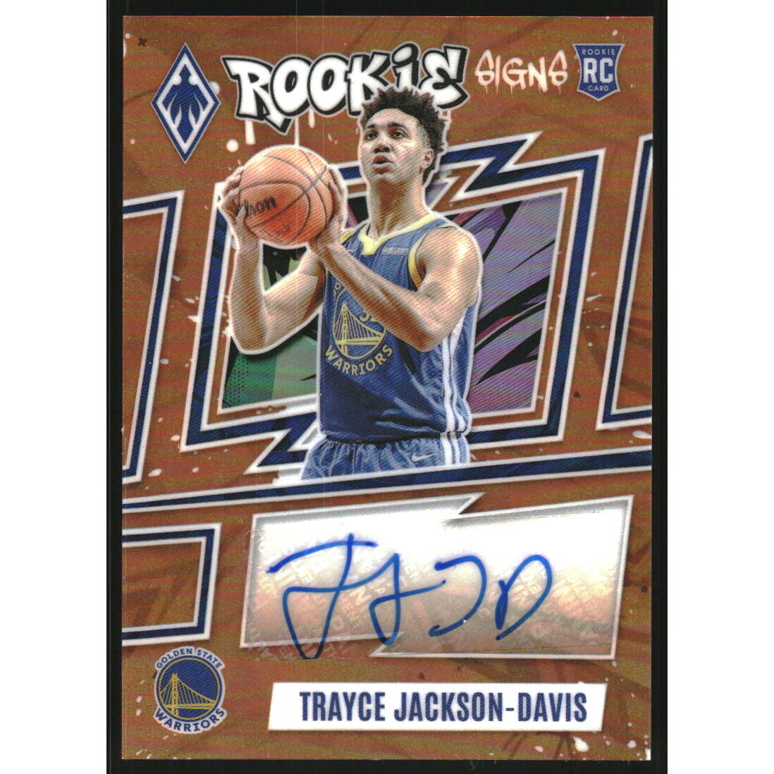 2023-24 Panini Phoenix Rookie Signs Orange #7 Trayce Jackson-Davis