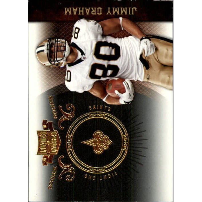 2010 Panini Plates and Patches Gold #152 Jimmy Graham. rookie card picture