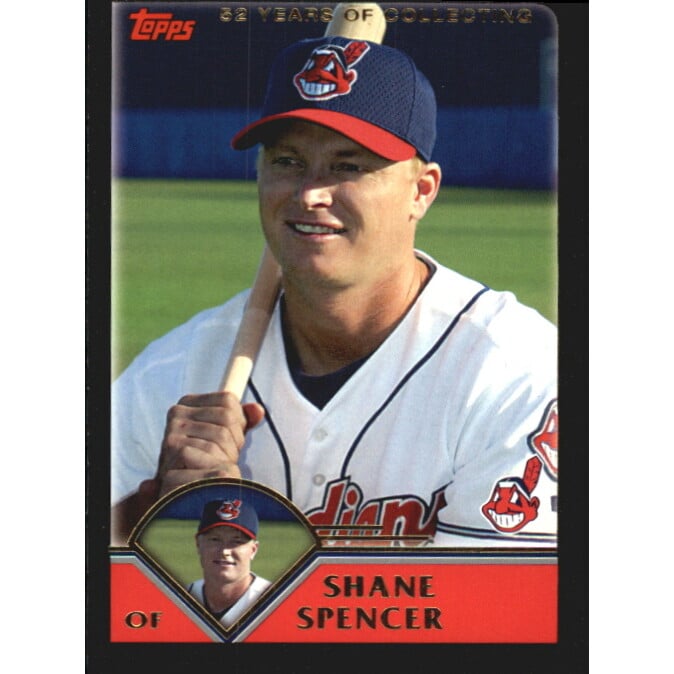 2003 Topps Black #496 Shane Spencer. rookie card picture