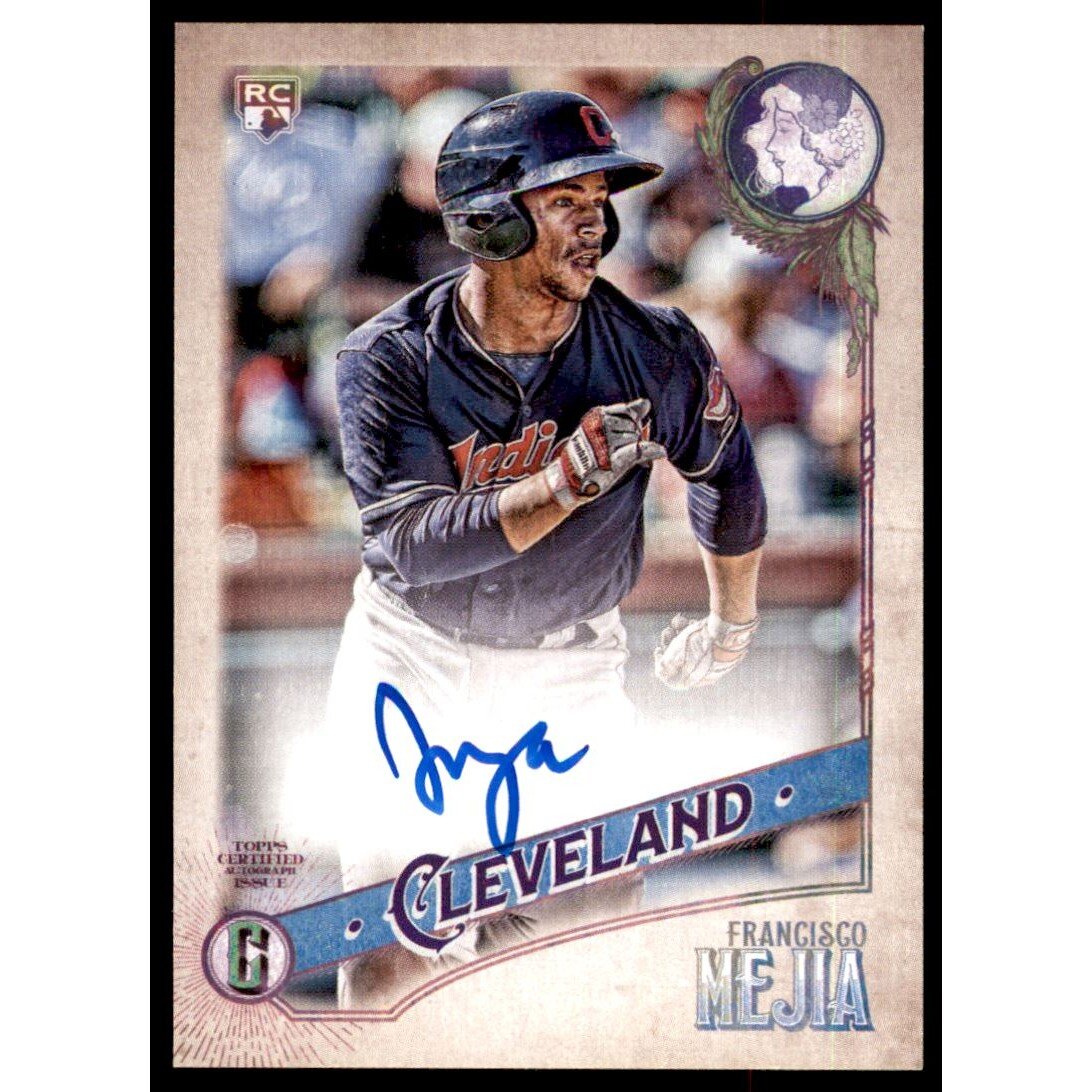 2018 Topps Gypsy Queen Autographs GQ Logo Swap #GQAFM Francisco Mejia/99. rookie card picture