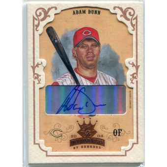 2004 Diamond Kings DK Signatures Framed Bronze #40 Adam Dunn/25