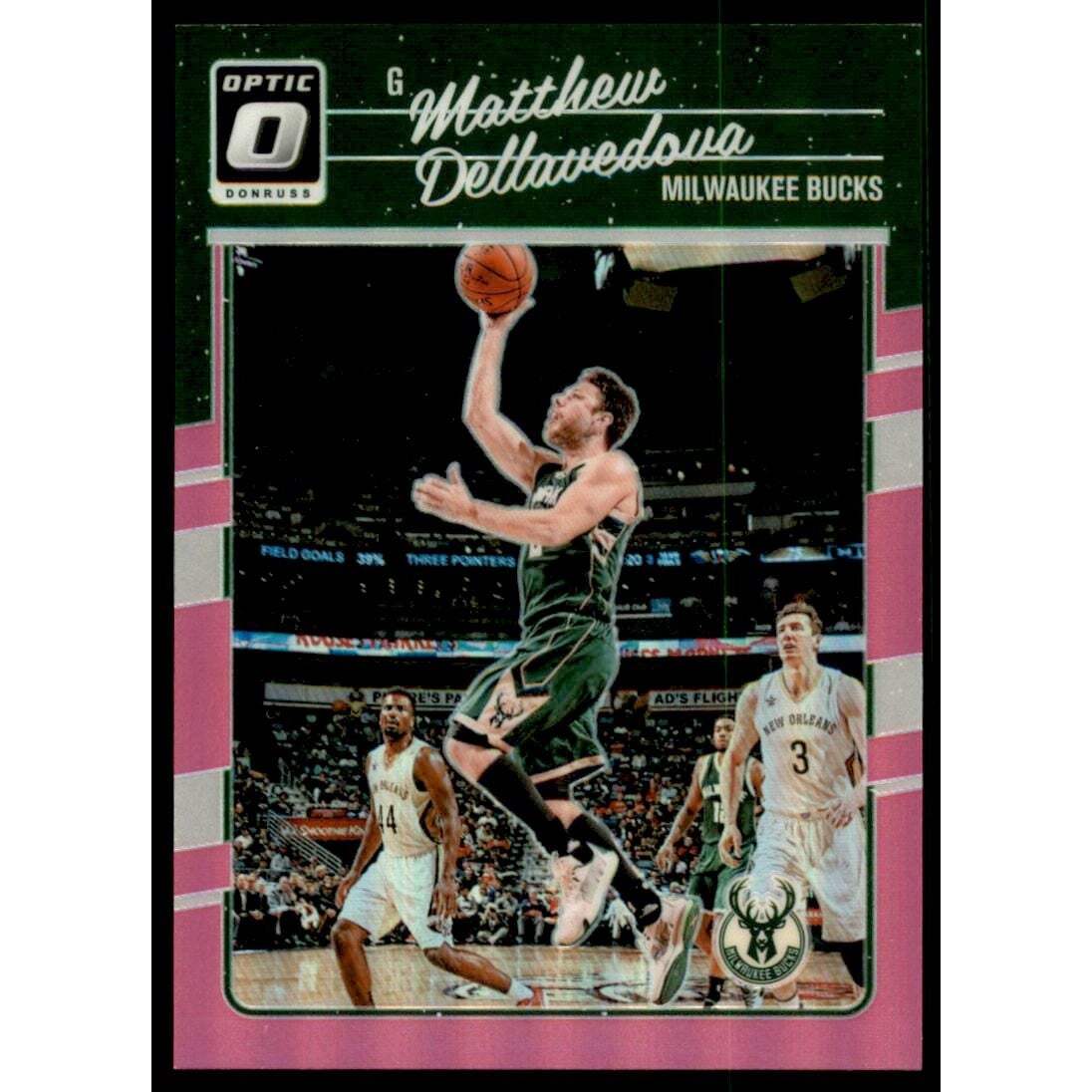 2016-17 Donruss Optic Pink #8 Matthew Dellavedova. rookie card picture