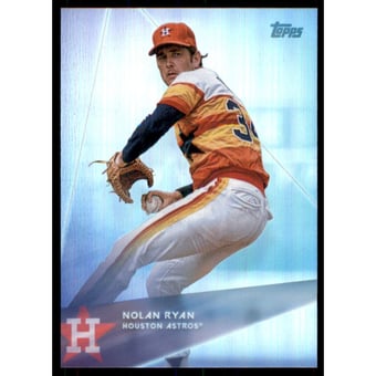 2020 Topps X Steve Aoki Rainbow Foilboard #12 Nolan Ryan
