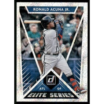 2020 Donruss Elite Series Rapture #8 Ronald Acuna Jr.