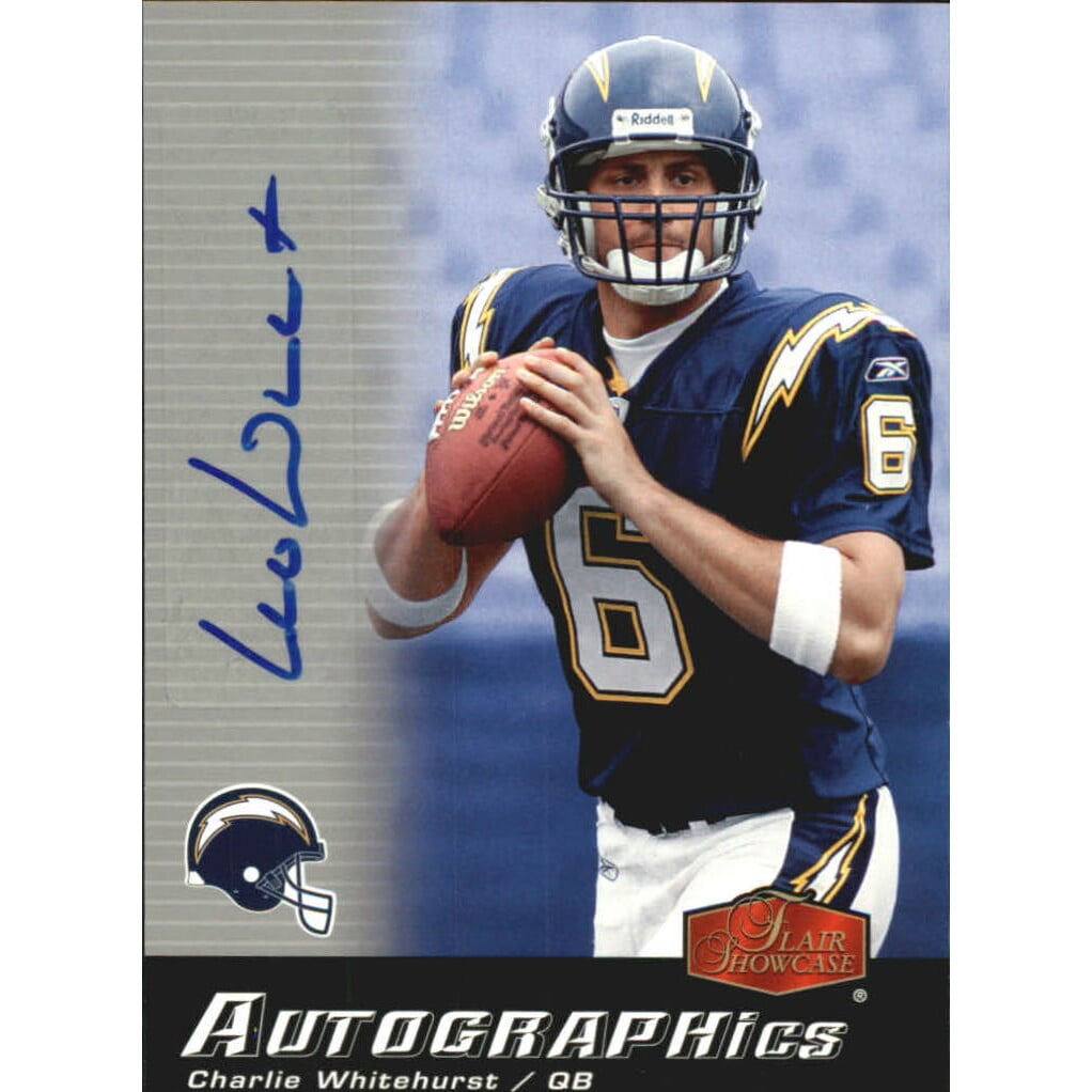2006 Flair Showcase Autographics #AUCW Charlie Whitehurst