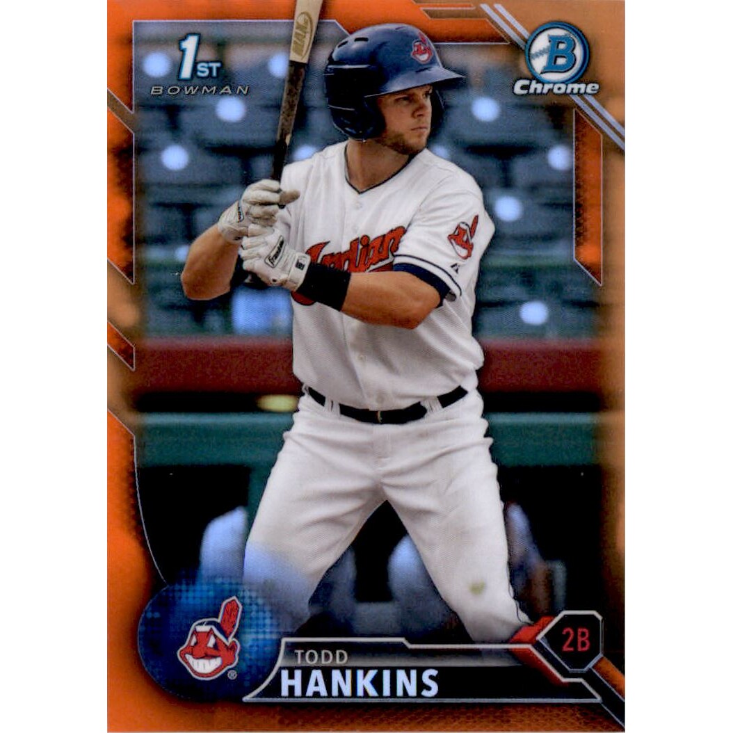 2016 Bowman Chrome Prospects Orange Refractors #BCP166 Todd Hankins 2016 Bowman Chrome Prospects Orange Refractors #BCP166 Todd Hankins
