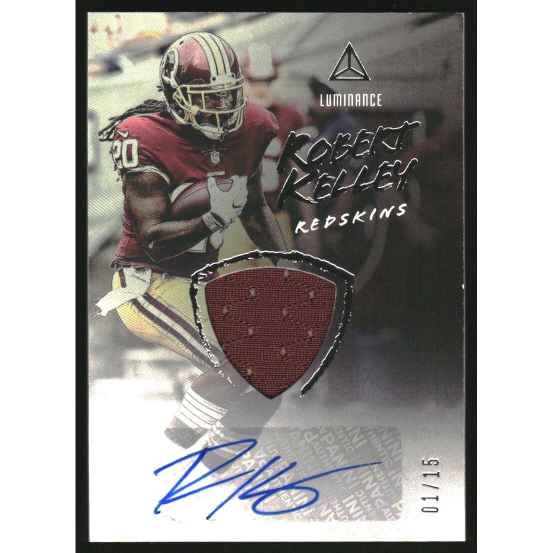 2018 Panini Luminance Jersey Autographs #12 Robert Kelley/15. rookie card picture
