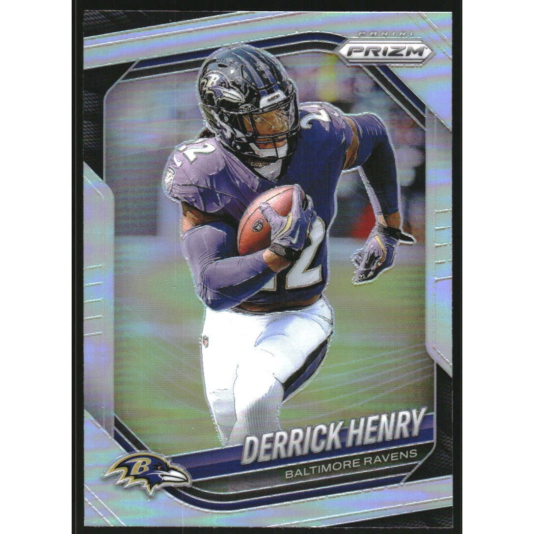 2025 Panini Prizm Prizms Silver #168 Derrick Henry. rookie card picture