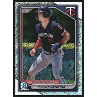 2024 Bowman Chrome Prospects Shimmer Refractors #BCP204 Walker Jenkins