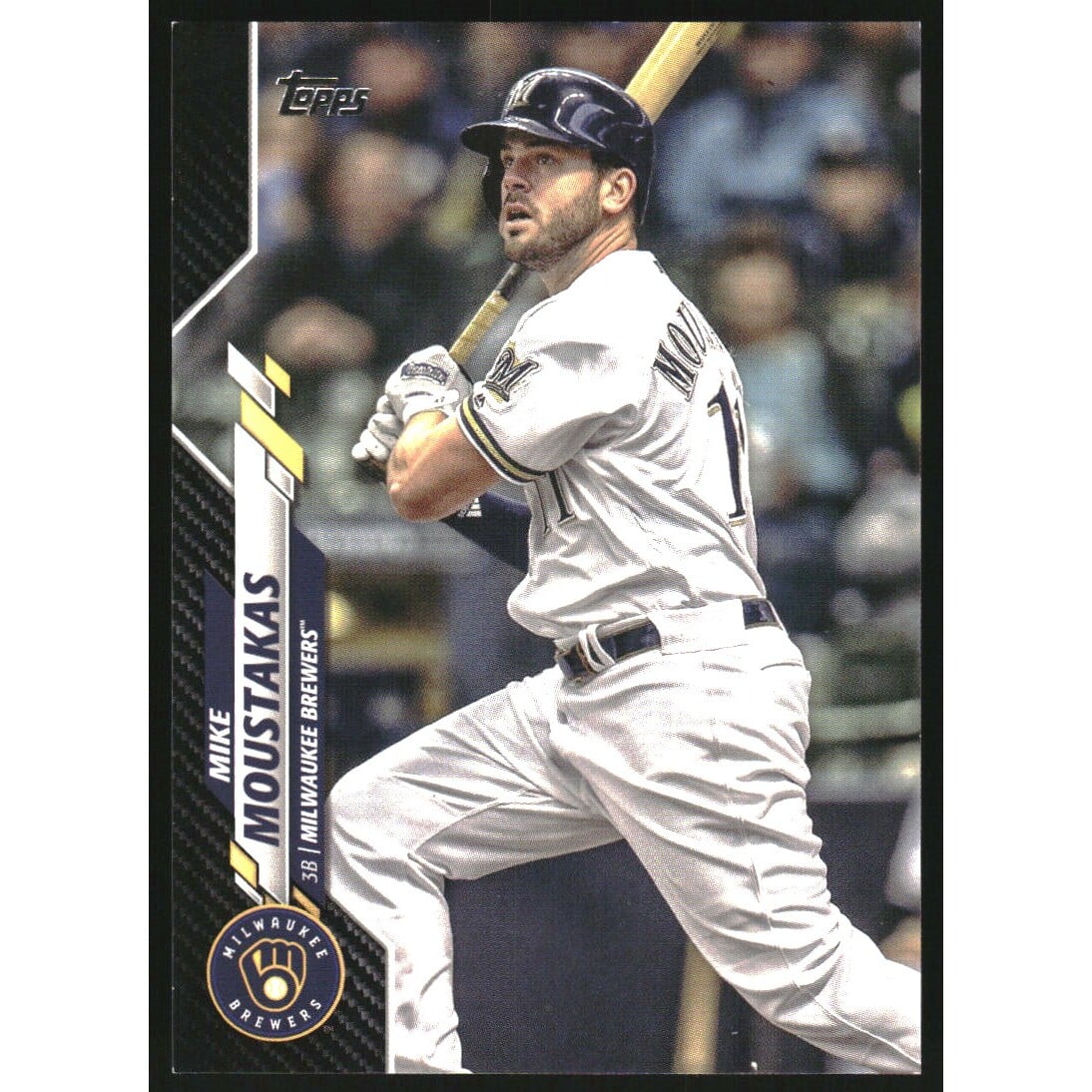 2020 Topps Black #189 Mike Moustakas. rookie card picture