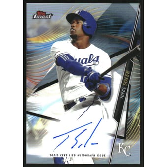 2020 Finest Autographs #FAJSO Jorge Soler