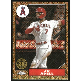 2022 Topps '87 Topps Silver Pack Chrome Series 2 Gold Refractors #T87C270 Jo Adell
