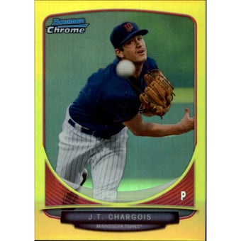 2013 Bowman Chrome Prospects Yellow Refractors #BCP137 J.T. Chargois